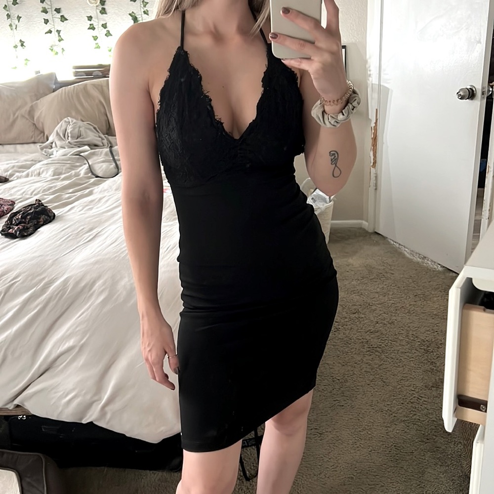 Sexy black dress